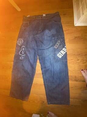 VTG Marithe Francois Girbaud Vintage Baggy Denim Jeans Size 42